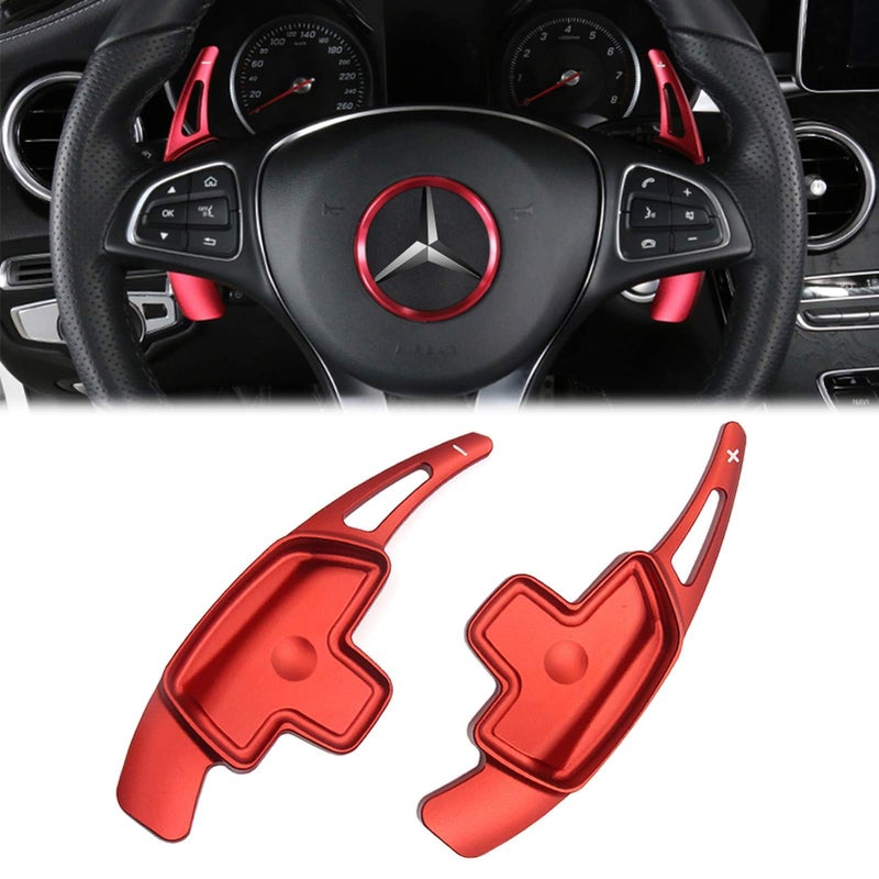 TTCR-II تمديد مجداف عجلة القيادة TTCR-II لسيارة Mercedes A/G Class 2019-2022 C/CLS 2015-2021 E/SL/SLC 2017-2020 GLA/GLC/GLE/S 2016-2022 GLS 2017-2021 موسع مجداف التحول من الألومنيوم - Image 1